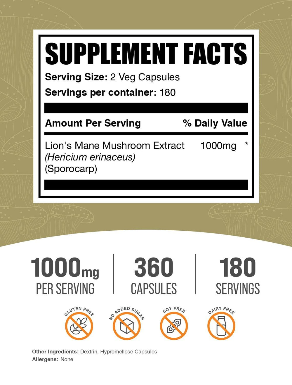BulkSupplements cápsulas en mano para uso fácil y dosificación práctica