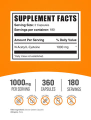 BulkSupplements detalle de cápsulas para apreciar tamaño y recubrimiento