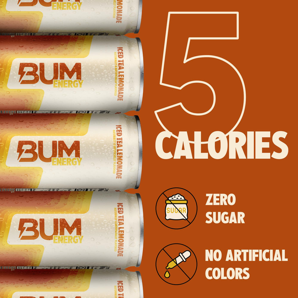 Bum Energy etiqueta nutricional detallada informando ingredientes simples y claros
