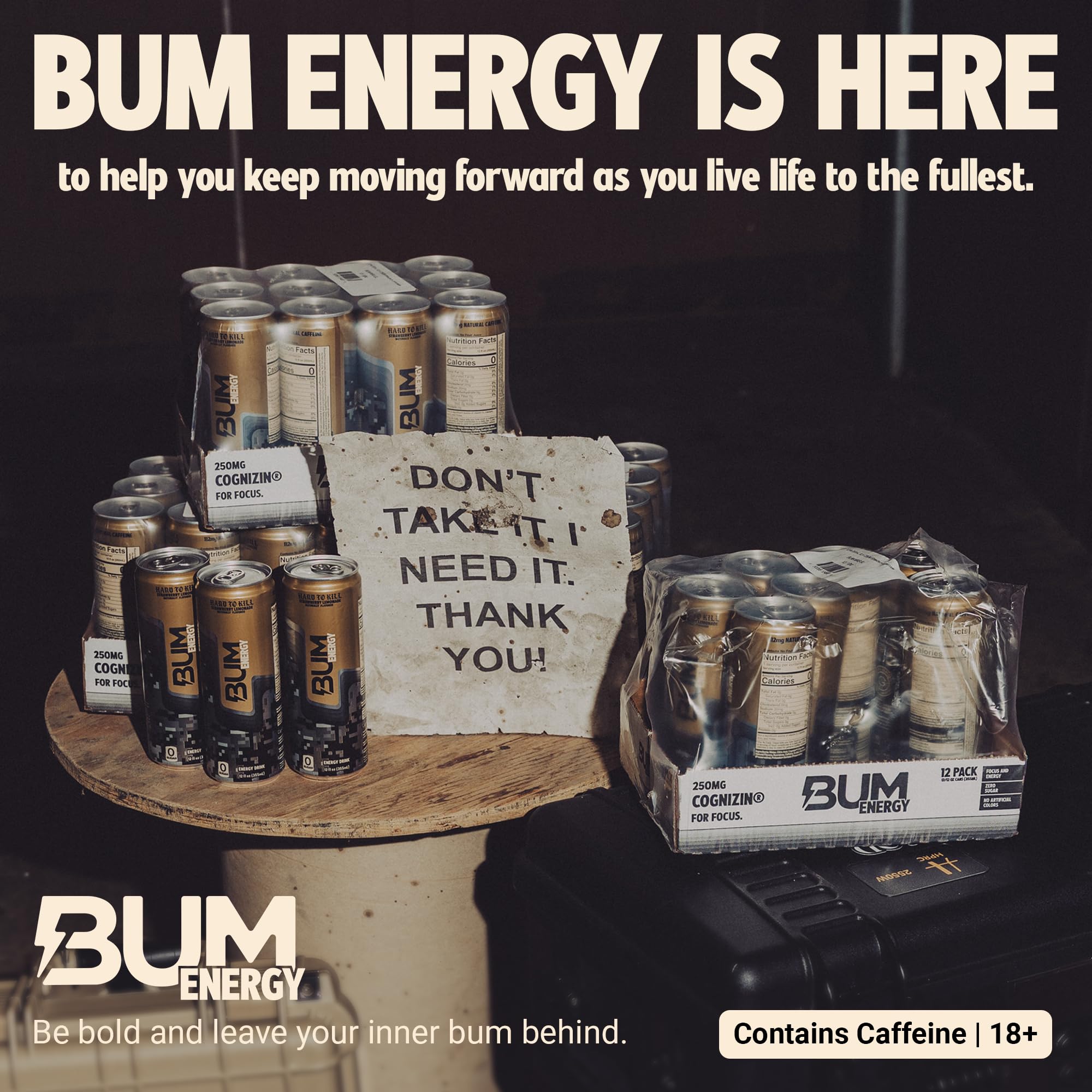 BUM lata en ambiente de estudio para mejorar enfoque y productividad