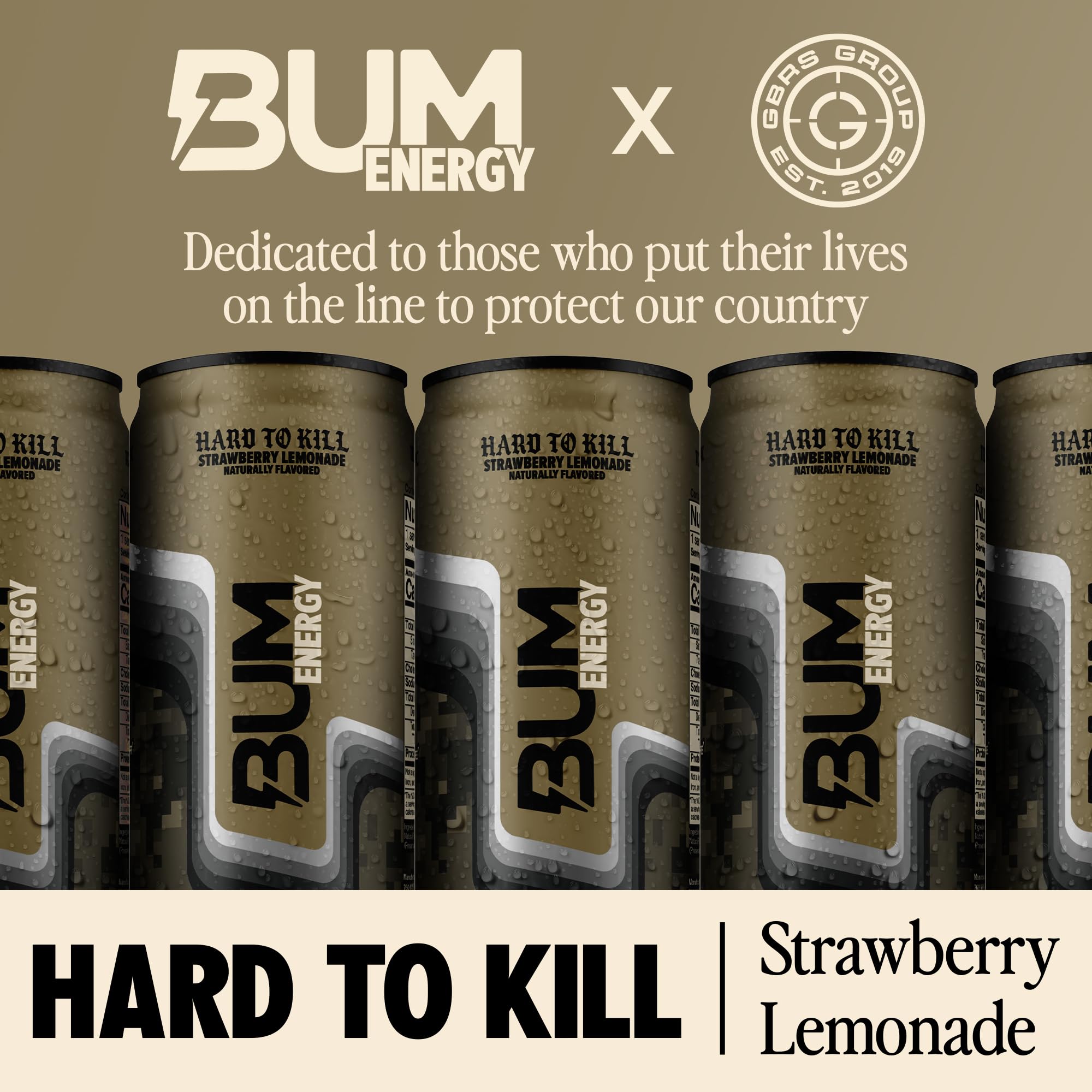 BUM etiqueta lateral con información clara de ingredientes y ventaja