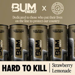 BUM etiqueta lateral con información clara de ingredientes y ventaja