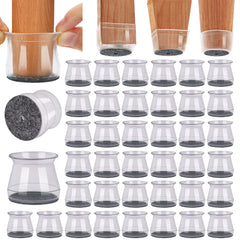BUMACO paquete frontal de 40 protectores para patas que protege suelos