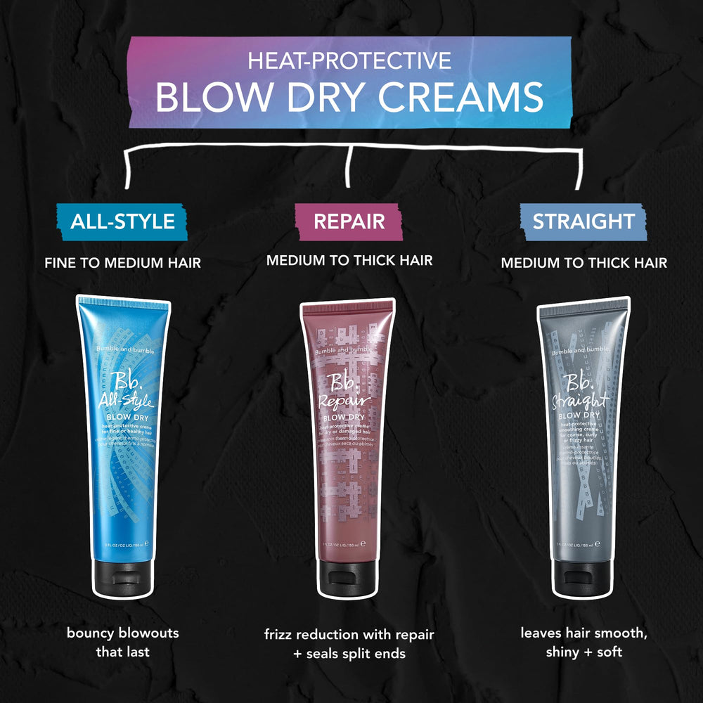 Bumble and bumble primer plano de la etiqueta con ingredientes clave para confirmar beneficios