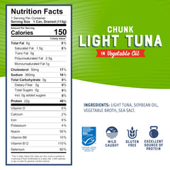 Bumble Bee close-up of tuna flakes showing firm texture and appeal