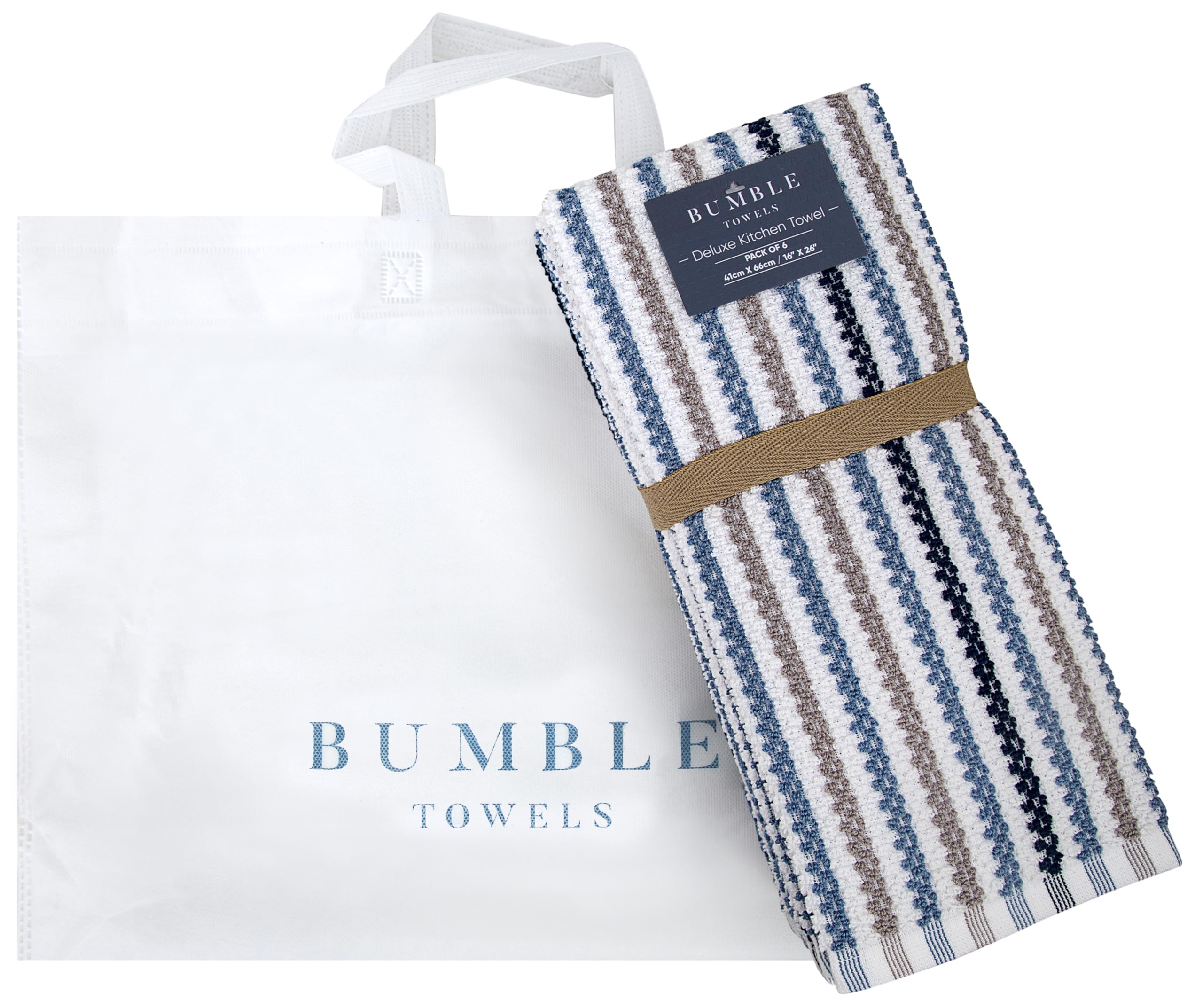 Bumble Towels bolsa tote incluida, presentación lista para regalo y transporte
