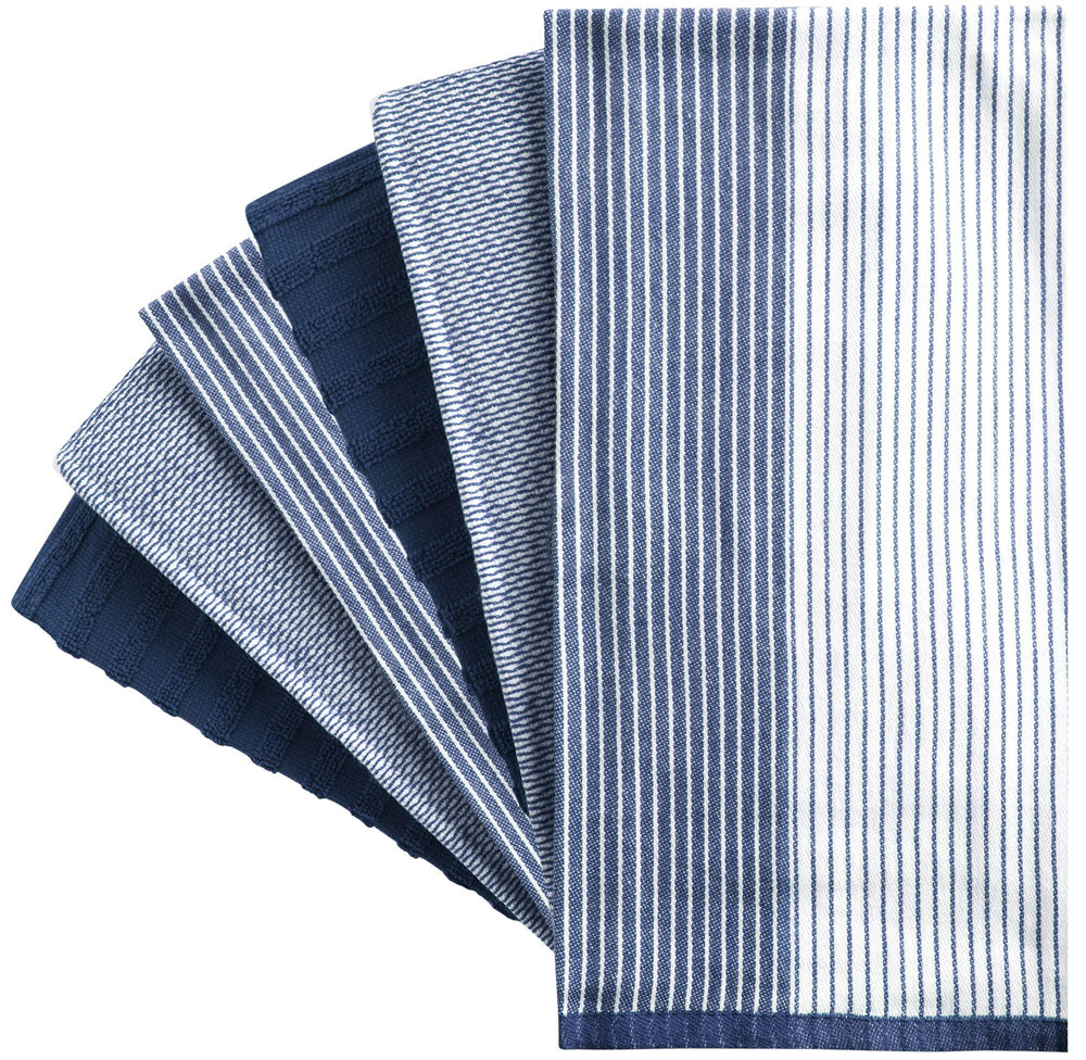 Bumble Towels secando platos en cocina, limpieza rápida y sin rayas