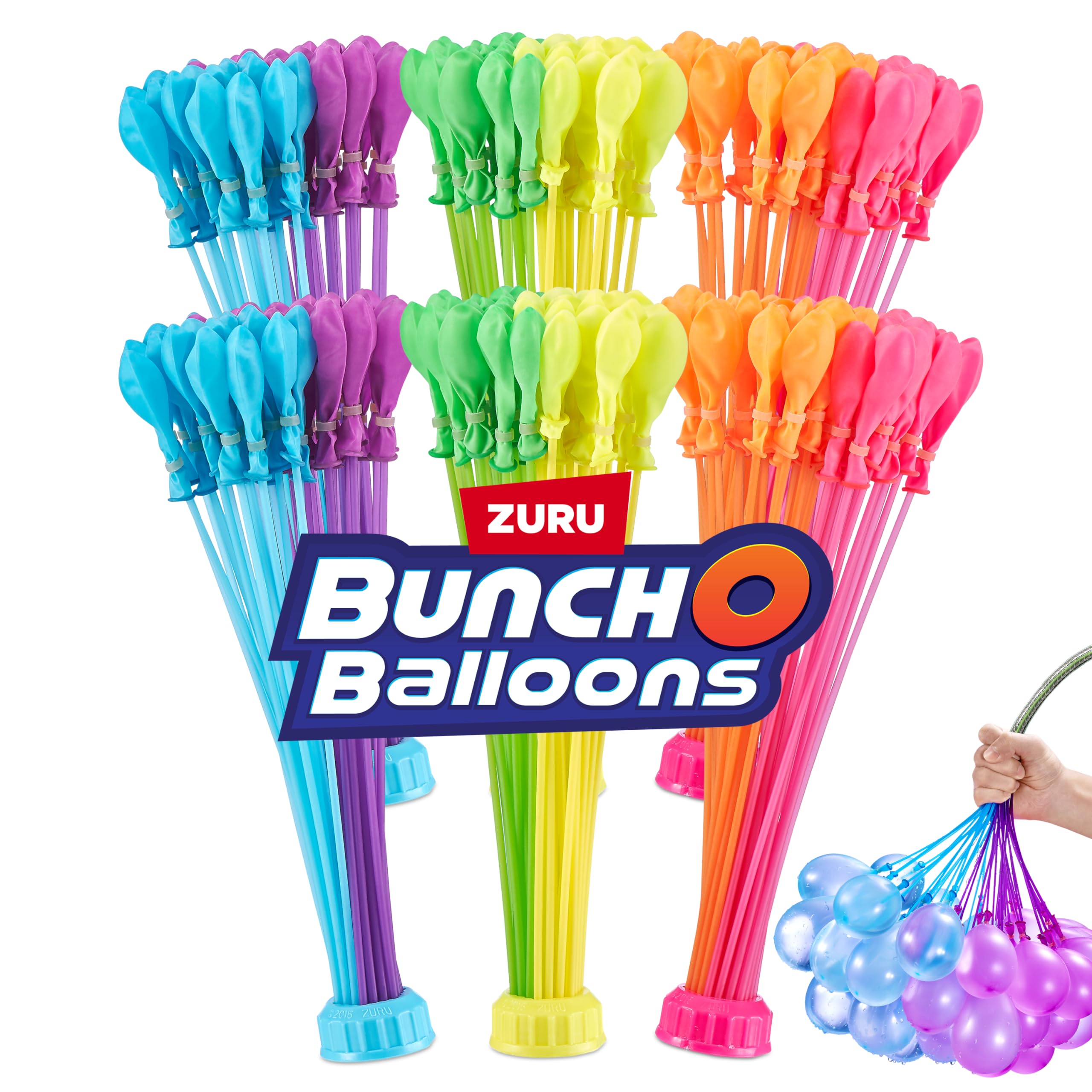 Bunch O Balloons paquete frontal mostrando colores tropicales y facilidad