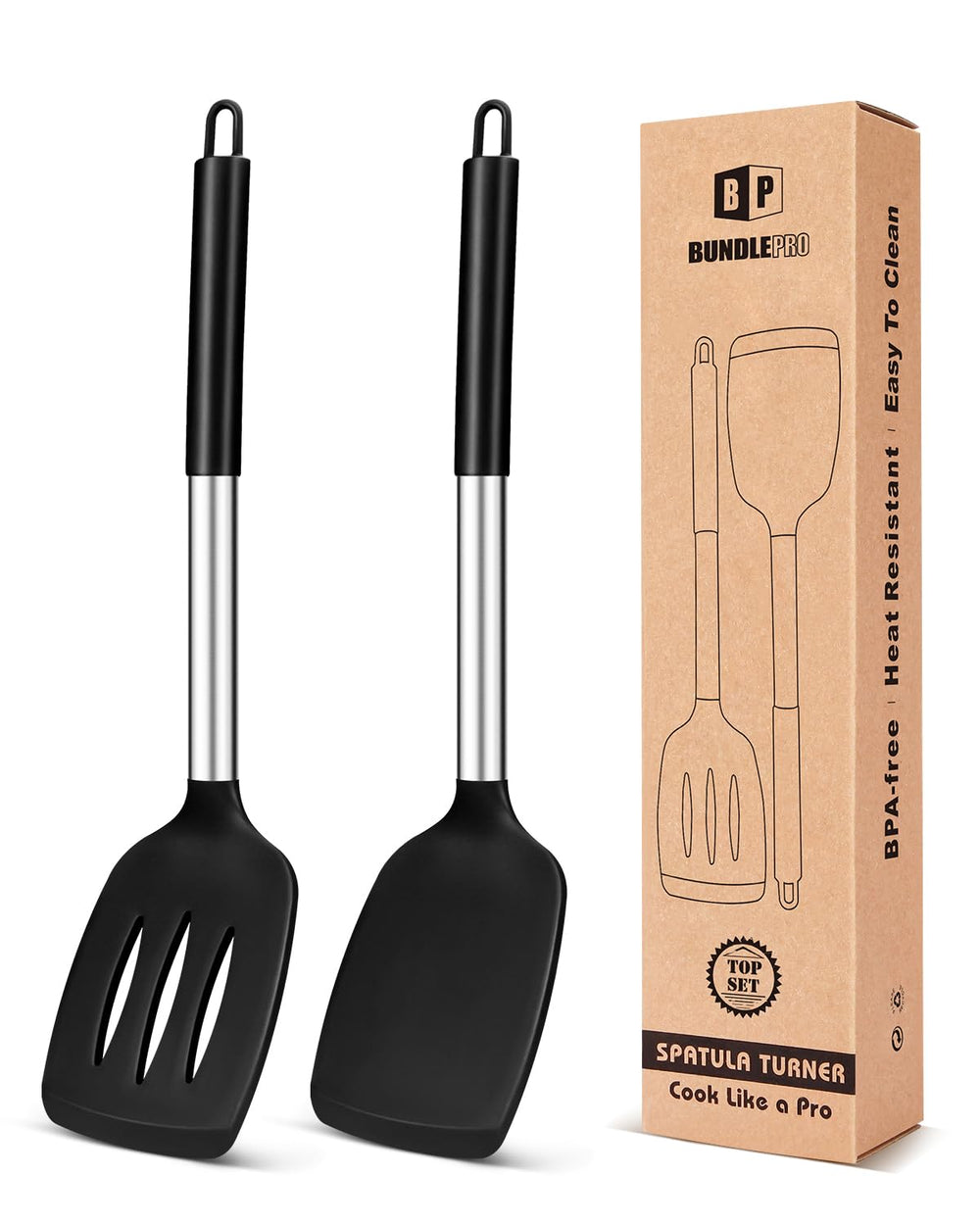 BUNDLEPRO espátula frontal mostrando diseño y color, ideal protección antiadherente