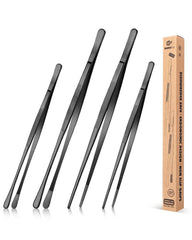 BUNDLEPRO conjunto frontal de cuatro pinzas negras, versatilidad profesional