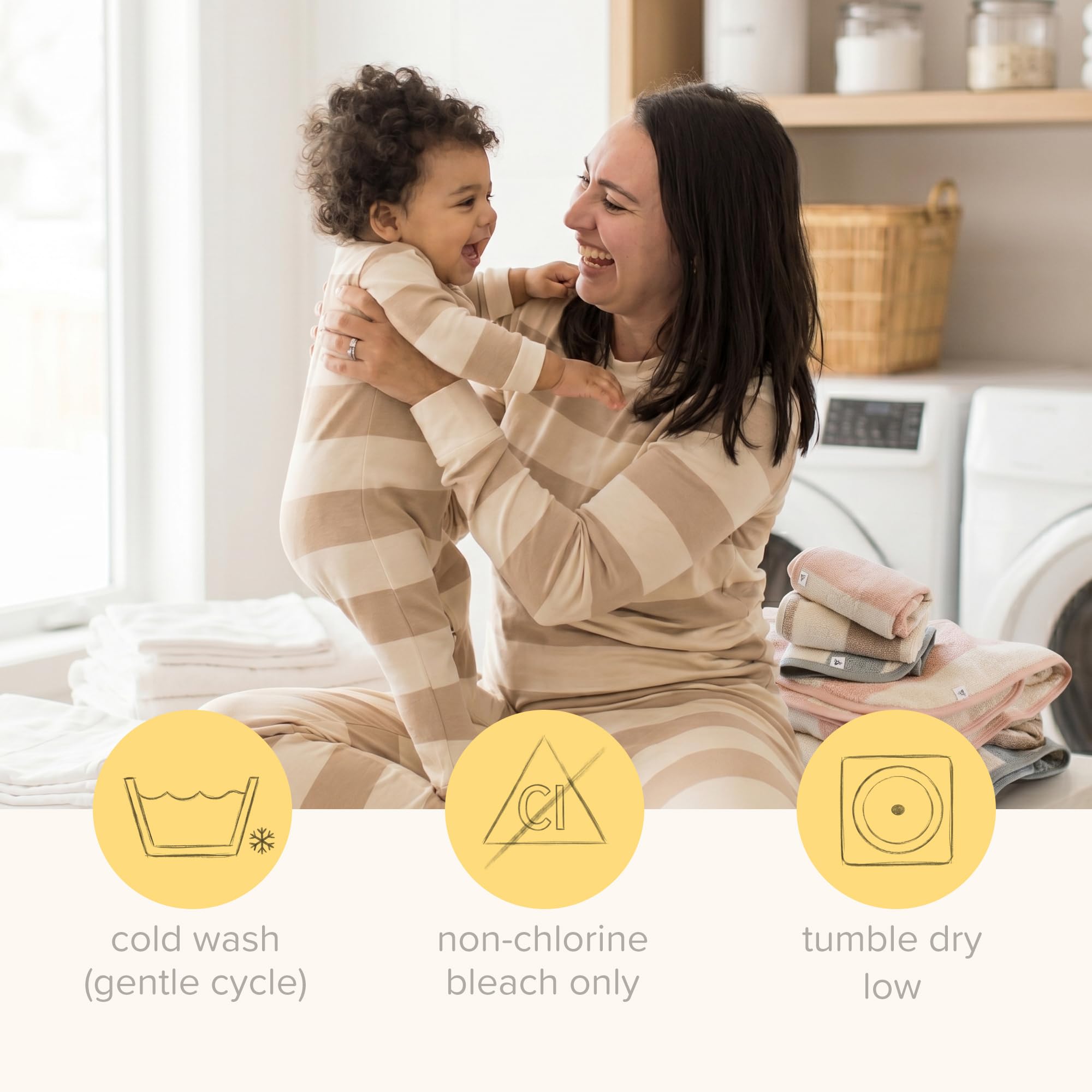 Burt's Bees Baby escena de habitación infantil mostrando estilo unisex