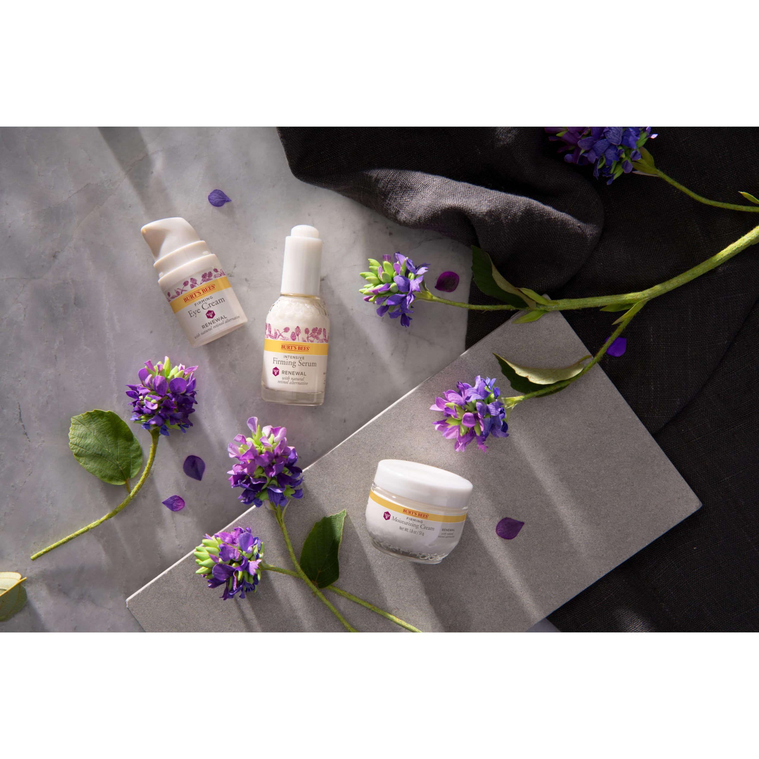 Burt's Bees boca dispensadora y gota de crema lista para uso preciso