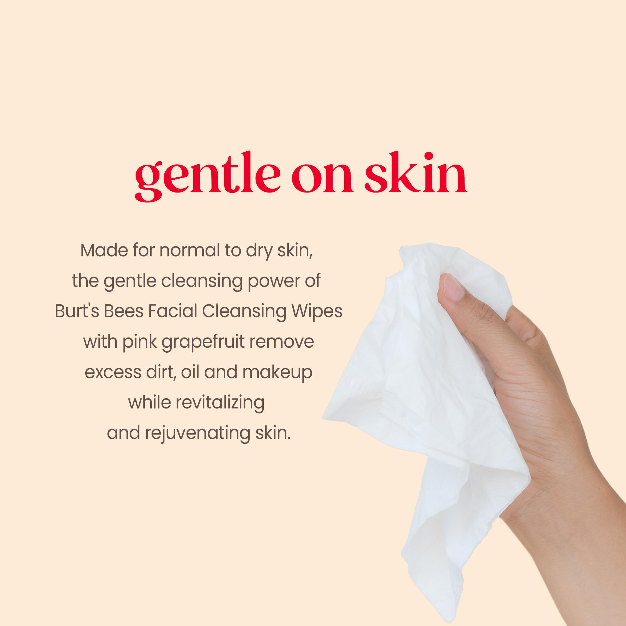 Burt's Bees detalle de etiqueta mostrando ingredientes de origen natural
