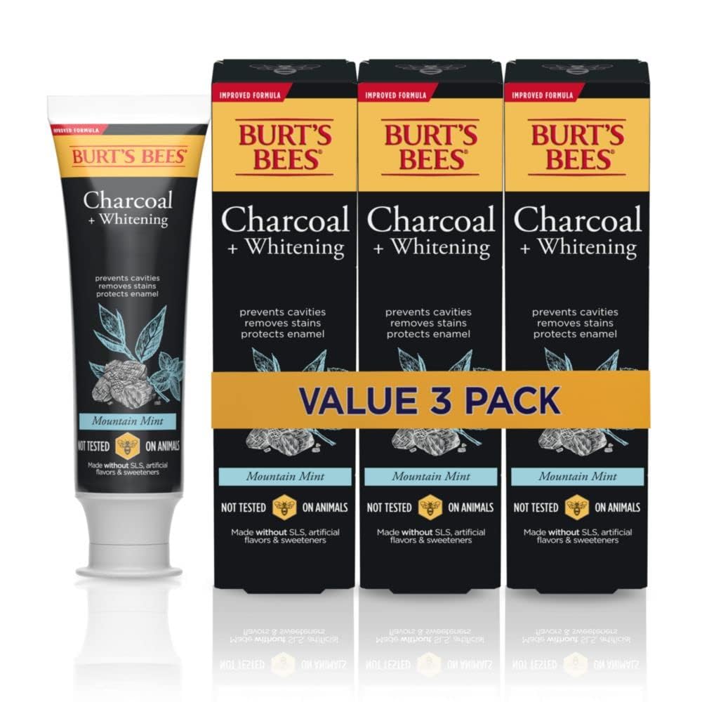 Burt's Bees frente del empaque mostrando tubo y marca, presentación clara