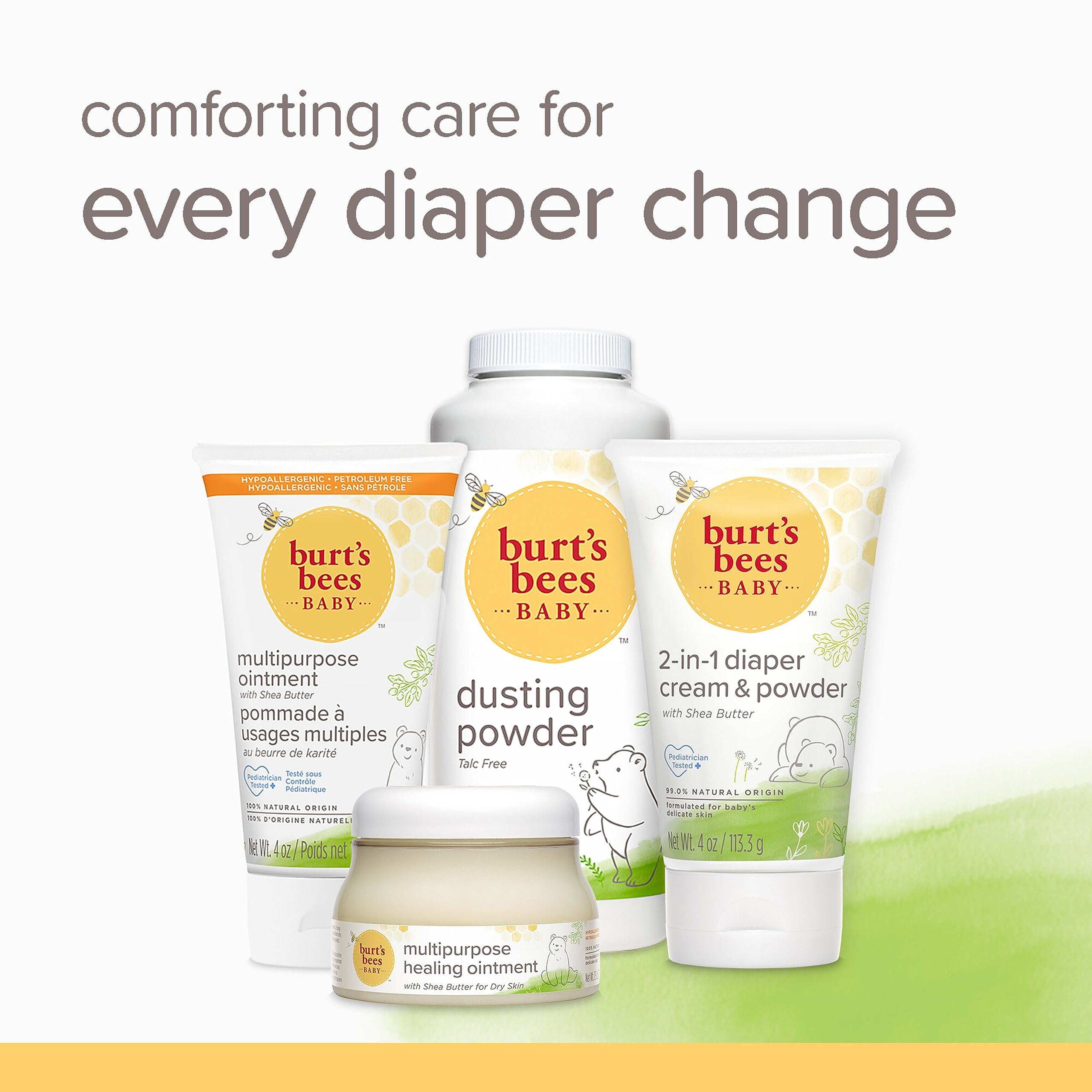 Burt's Bees tubo sobre fondo claro destacando diseño y portabilidad