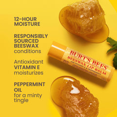 Burt's Bees tubo abierto textura cremosa y deslizamiento suave