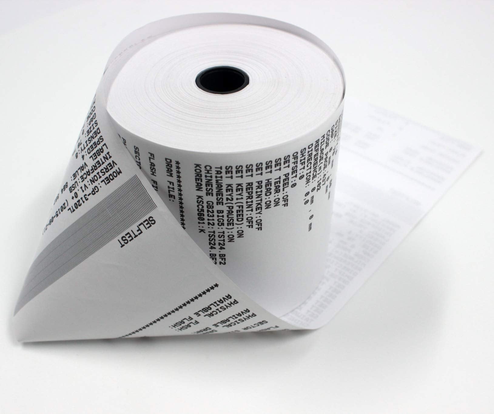 BuyRegisterRolls uso en mostrador tienda para recibos nítidos y fiables