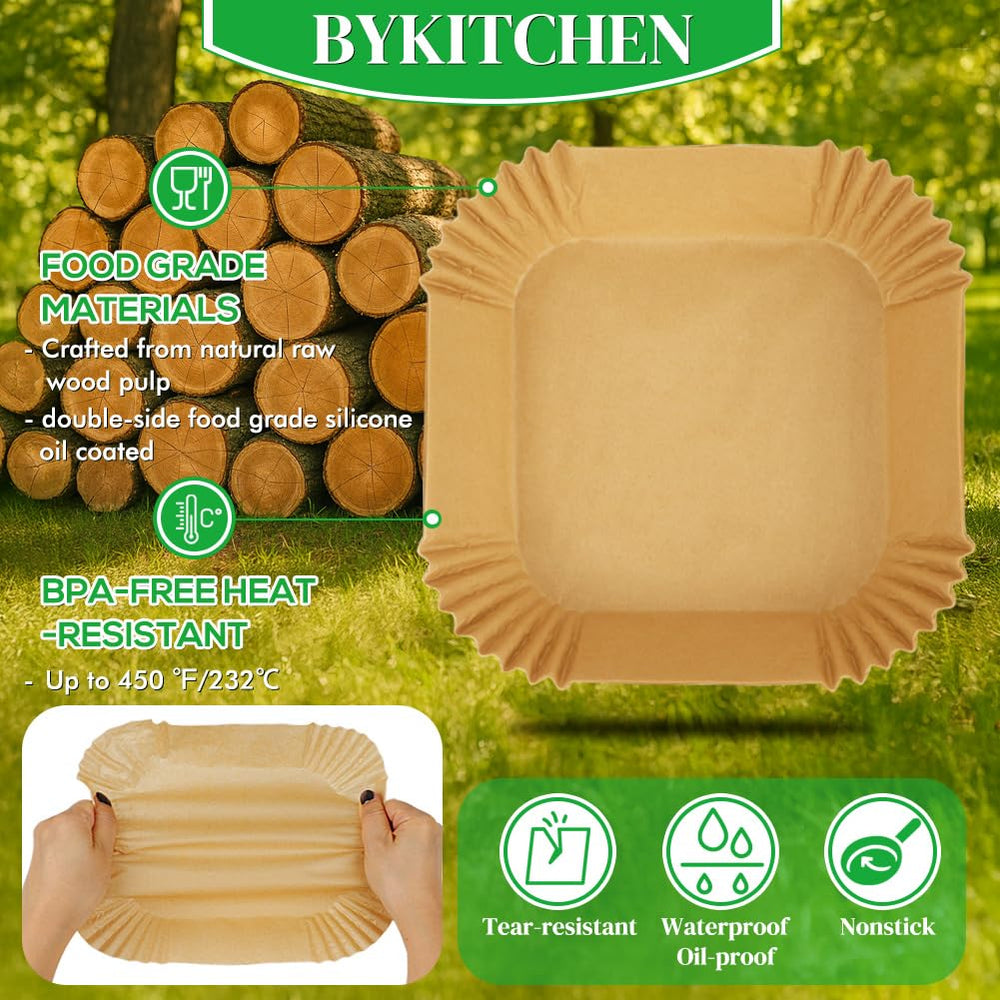 BYKITCHEN comparación de tamaño con regla para confirmar ajuste de 8 pulgadas