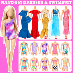 BYMORE muñeca vestida con conjunto BYMORE, inspira juego imaginativo