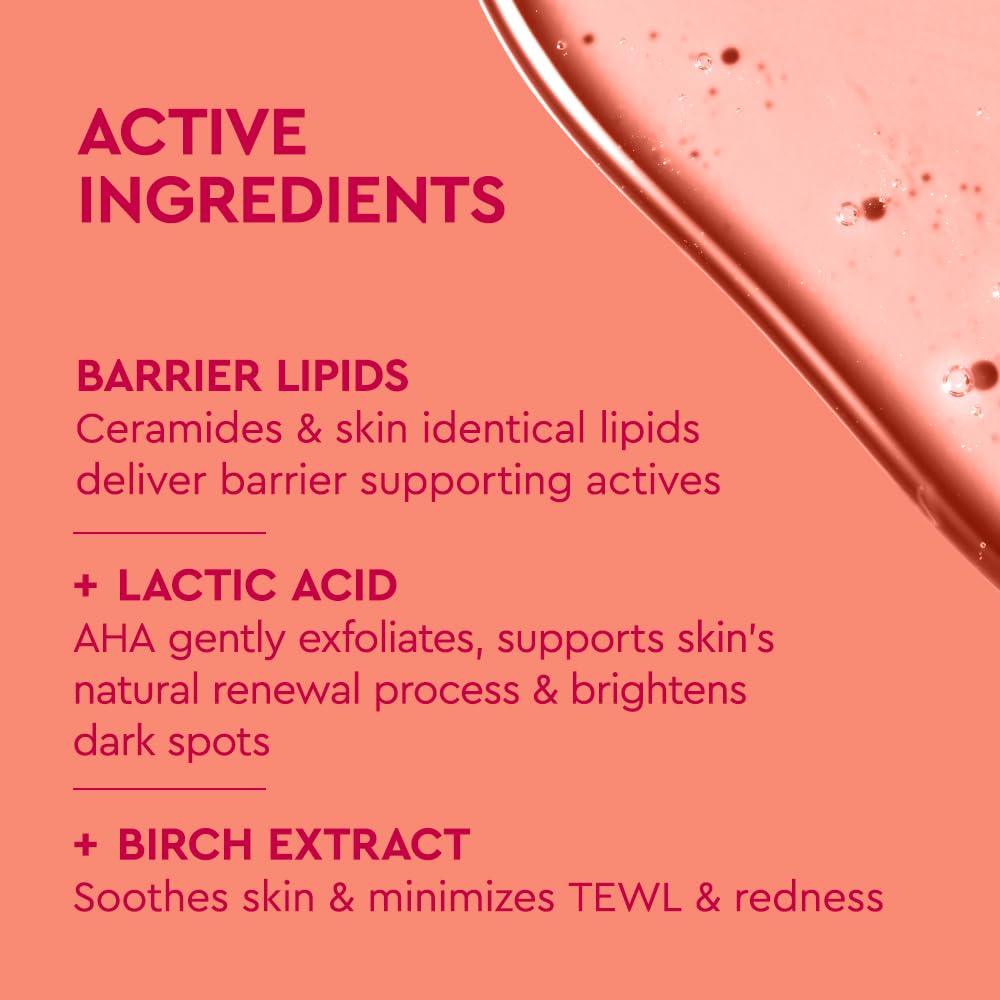 BYOMA tónico ingredientes clave: ceramidas y ácidos suaves para barrera fortalecida