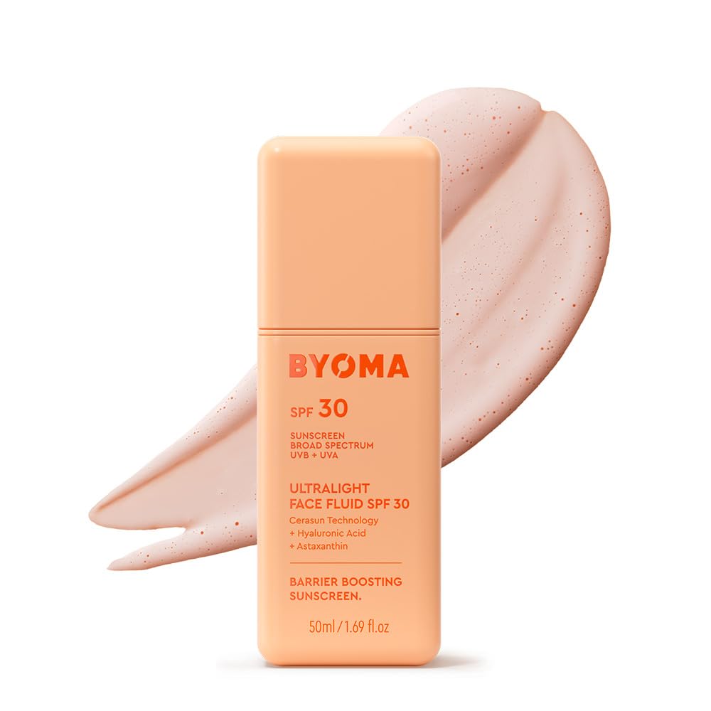 BYOMA frasco adelante mostrando diseño y protección ligera