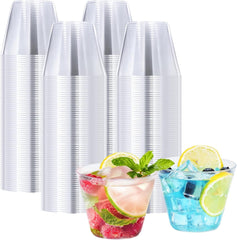BYSNOW vaso transparente frontál muestra elegante servicio