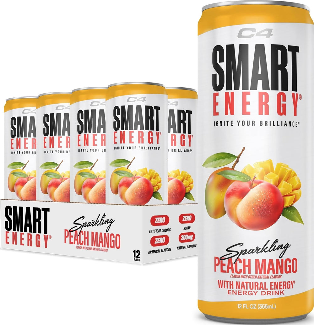 C4 front packaging 12-pack showing cans and branding for easy selection