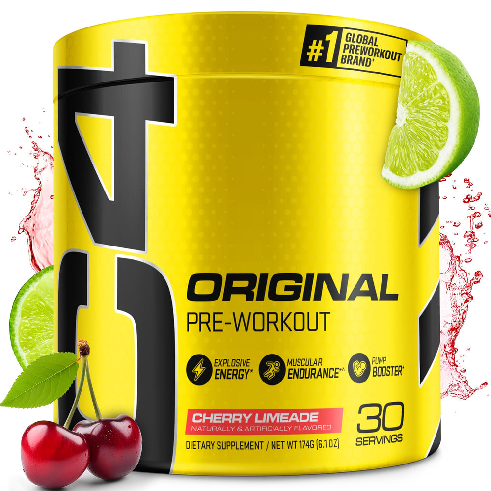 C4 envase frontal Cherry Limeade mostrando marca y porciones