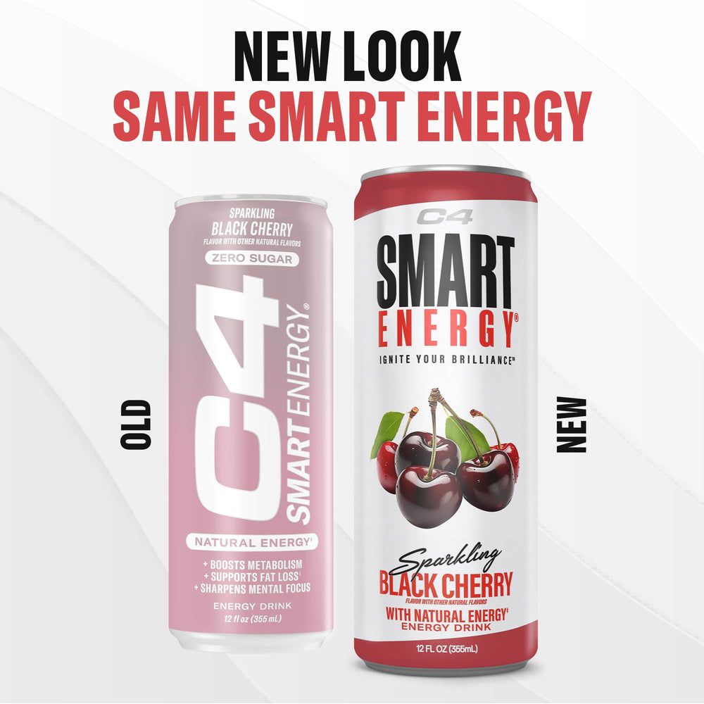 Persona estudiando con lata C4 Smart Energy, marca y enfoque mental mejorado