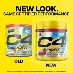 Vaso con C4 Sport mezclado en uso, C4 ayuda a aumentar energía antes de entrenar