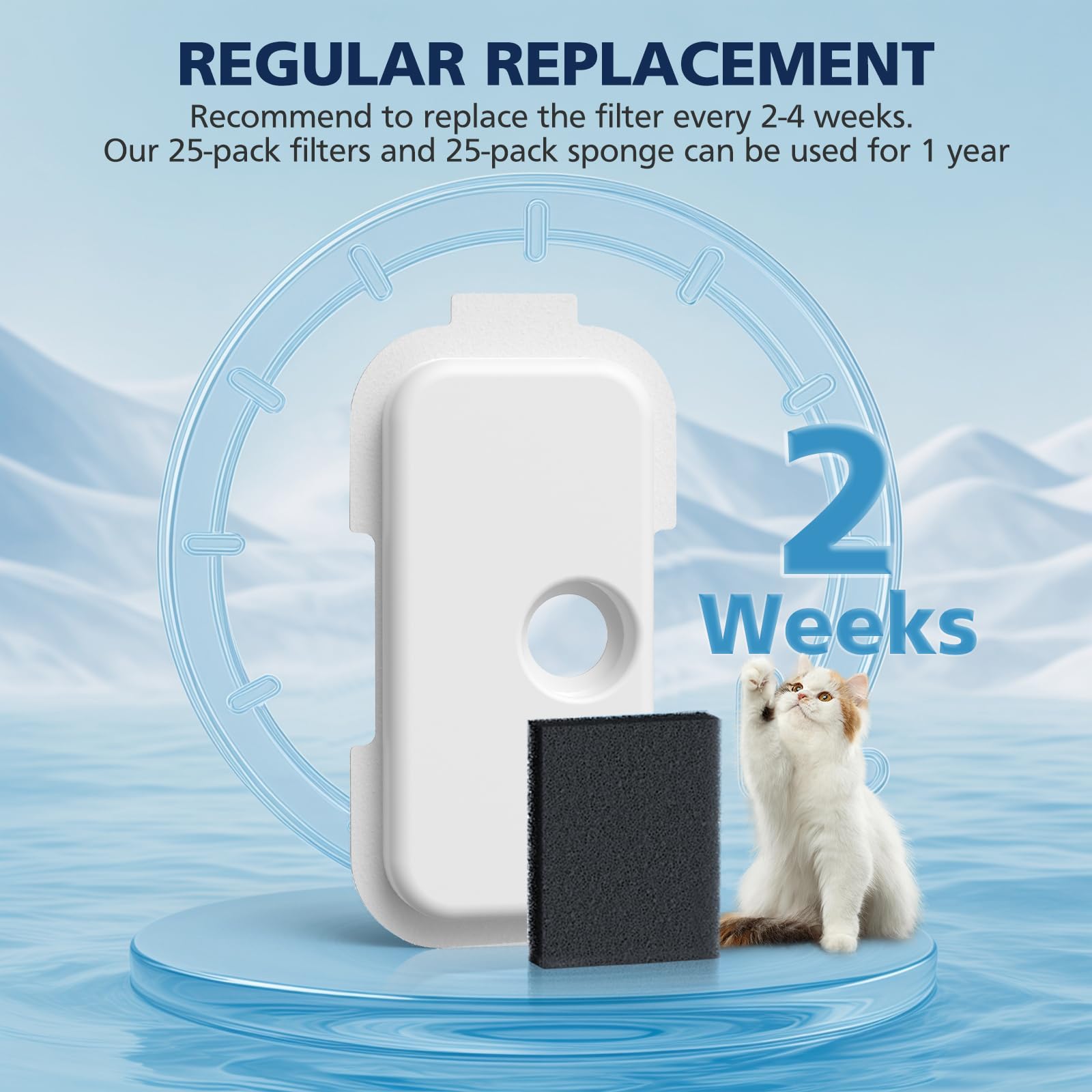 Cabiclean comparación de tamaño del filtro para verificar ajuste correcto