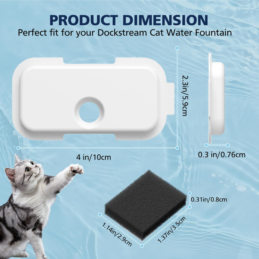 Cabiclean fuente en ambiente doméstico con gato bebiendo agua fresca
