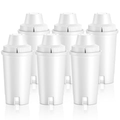 Cabiclean filtro frontal mostrando diseño y compatibilidad Brita, mejora sabor