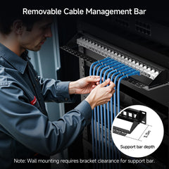 Cable Matters detalle de puertos keystone con enfoque en compatibilidad múltiple