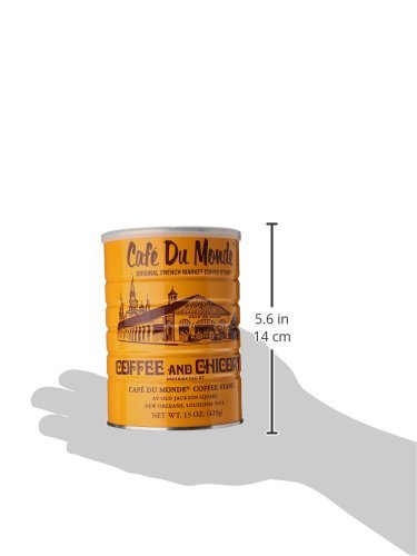 Cafe Du Monde beignets calientes acompañando la mezcla emblemática