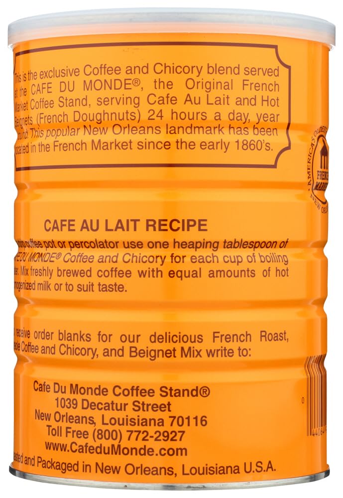 Cafe Du Monde taza servida en mano demostrando preparación fácil y disfrute inmediato