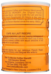 Cafe Du Monde taza servida en mano demostrando preparación fácil y disfrute inmediato