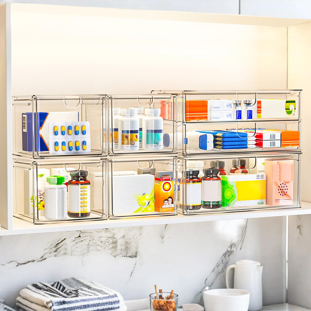 caktraie organizador en tocador junto a espejo para estilo ordenado