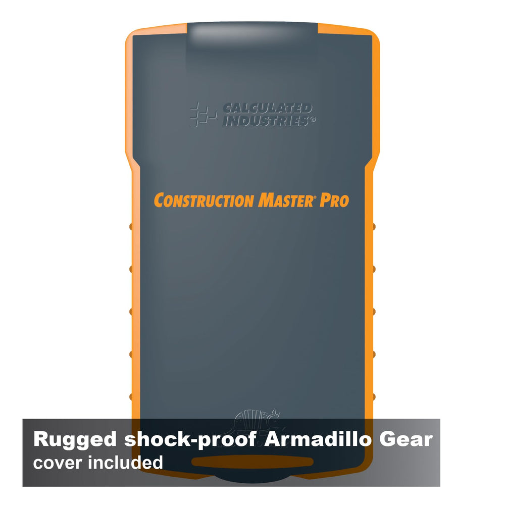 Calculated Industries primer plano botones resistentes fáciles de usar con guantes