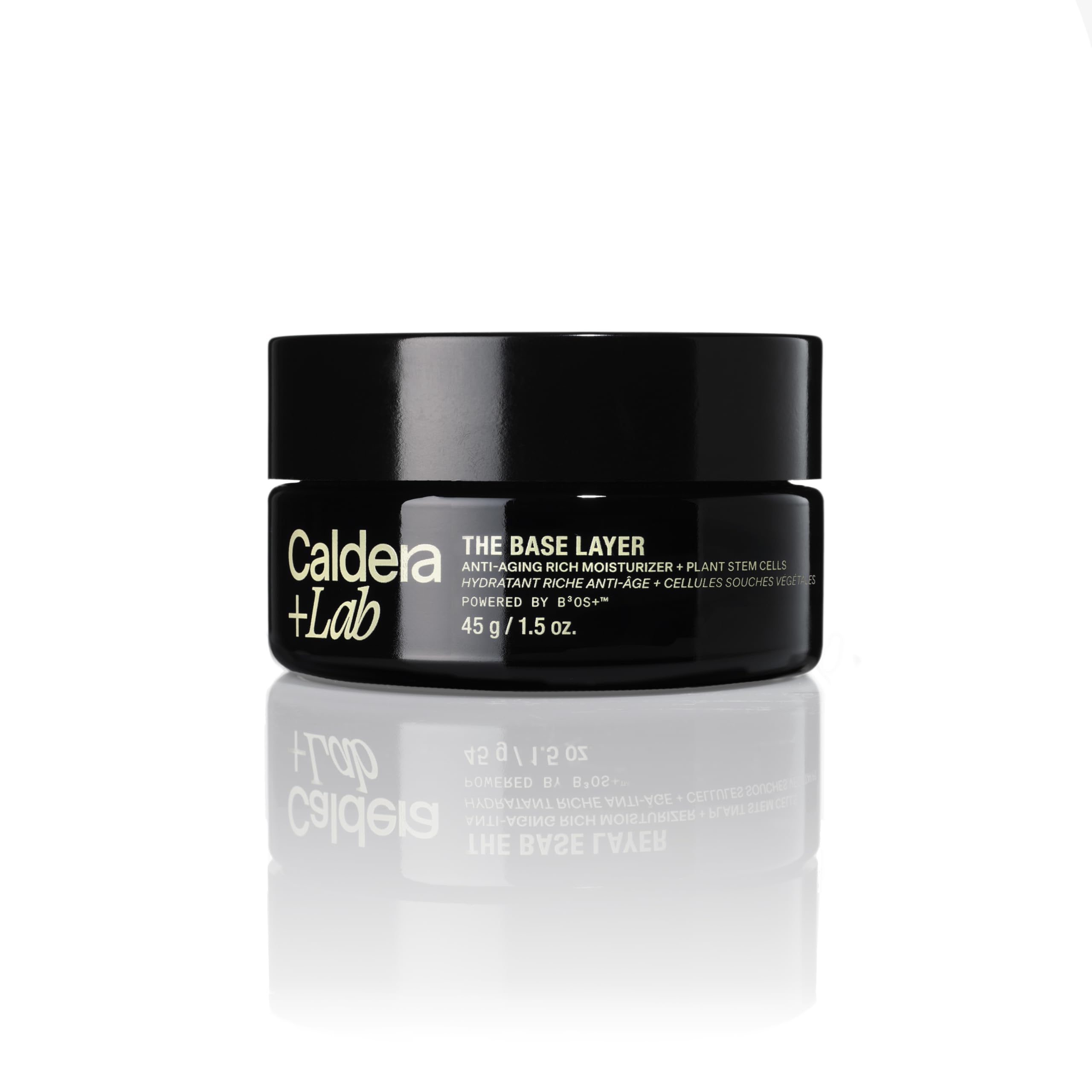 Caldera + Lab jar front view showing clean packaging and brand identity