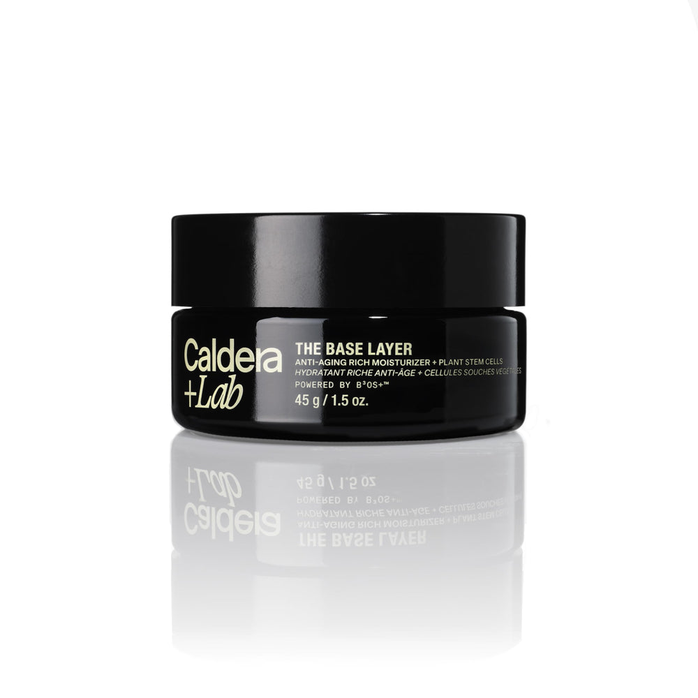 Caldera + Lab jar front view showing clean packaging and brand identity