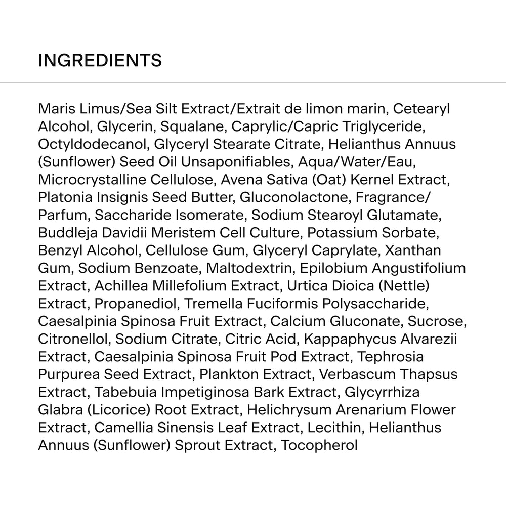 Caldera + Lab open jar top view revealing creamy consistency and nourishment benefit