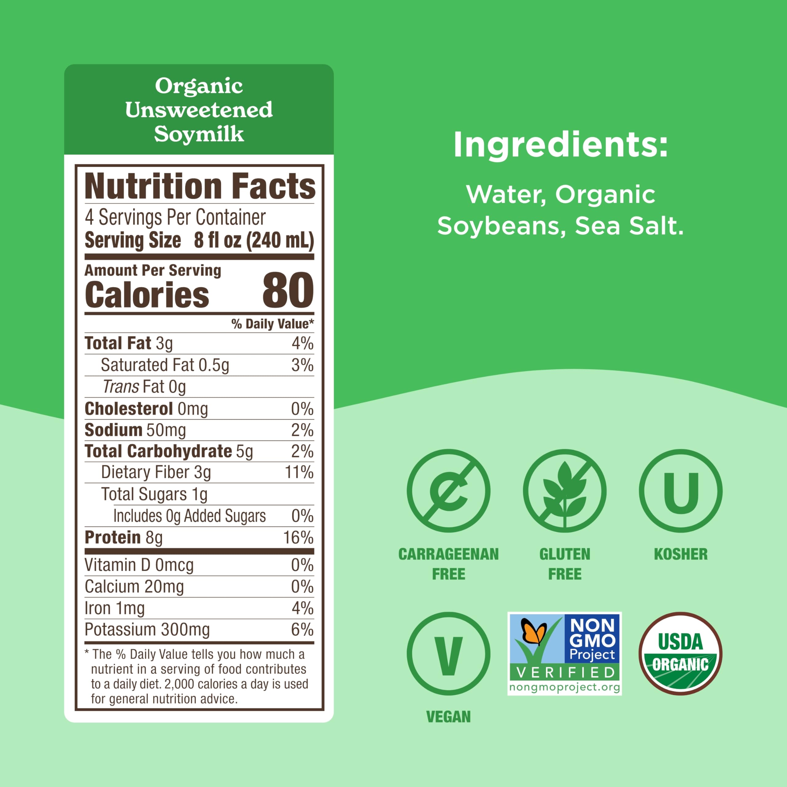 Etiqueta certificada USDA Organic de Califia Farms que garantiza calidad