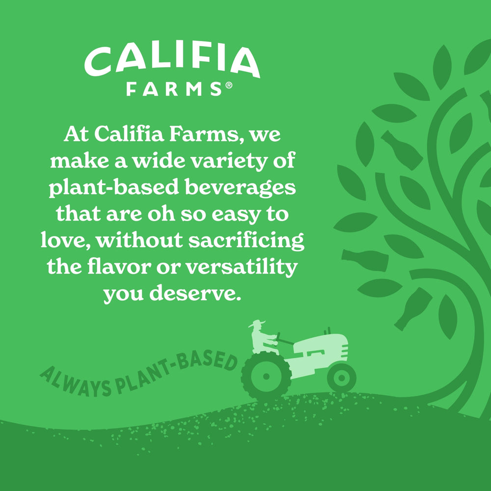 Califia Farms cocos y agua, ingredientes simples y sabor auténtico