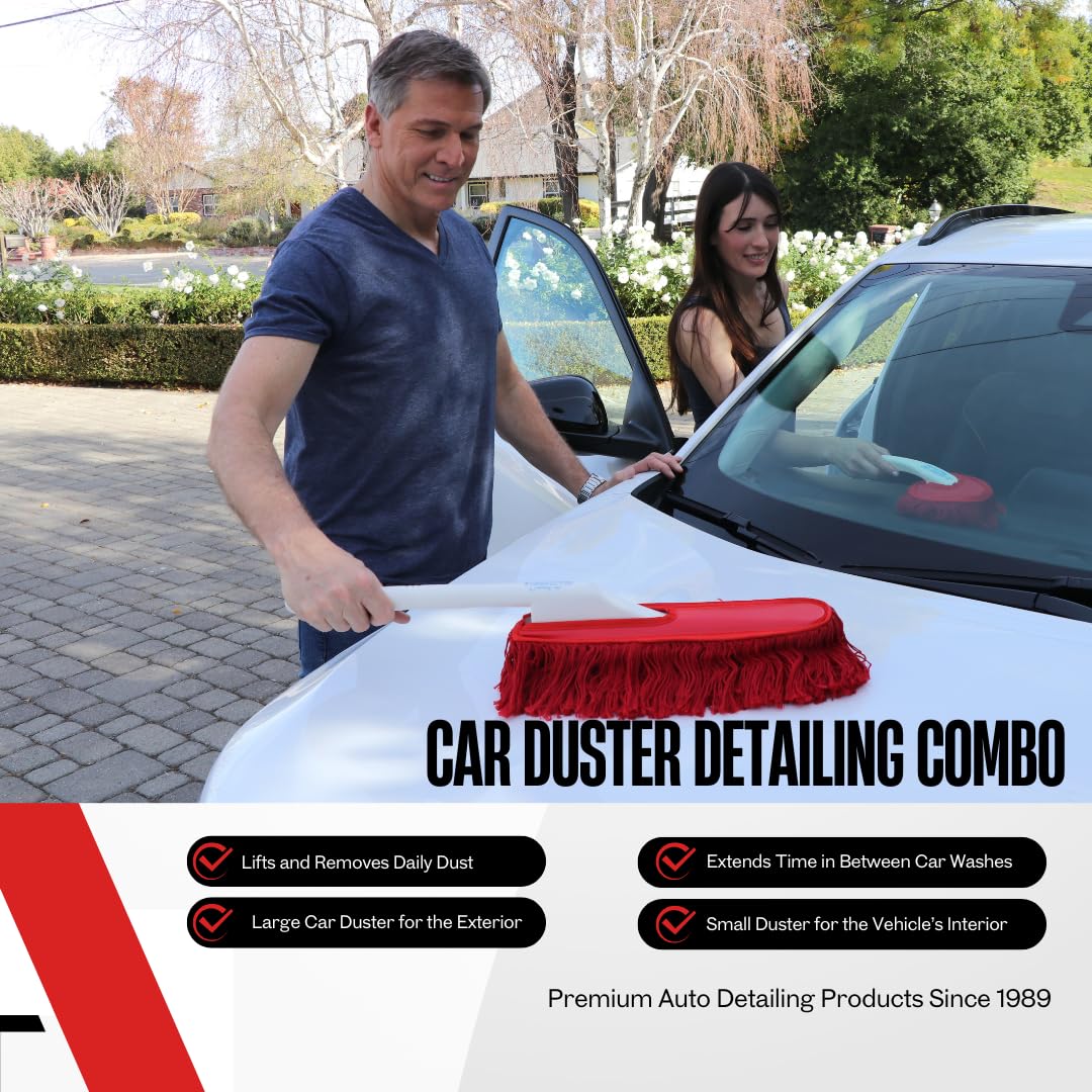 California Car Duster duster estándar usado en capó mantiene aspecto recién lavado
