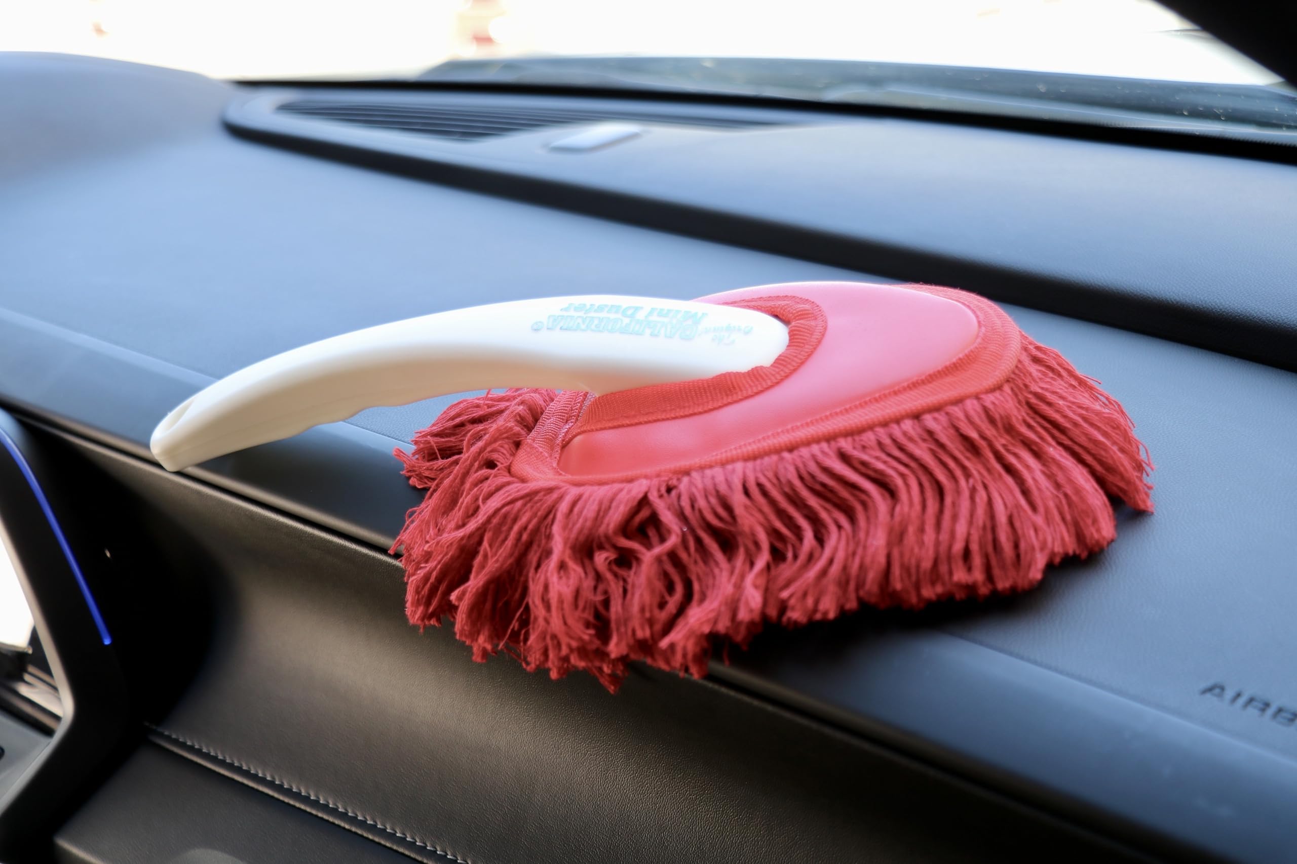California Car Duster mini dash usado en salpicadero elimina polvo en rincones