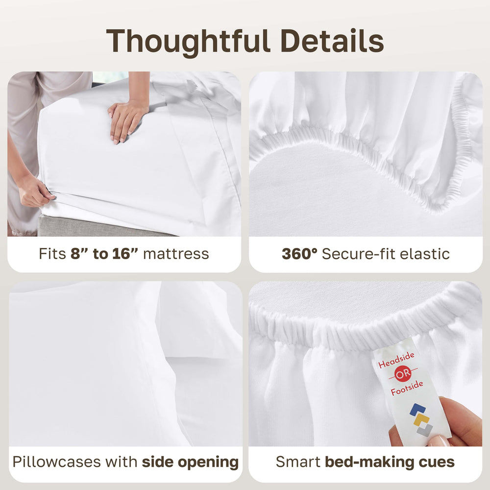 California Design Den fundas en cama estilizada, apariencia limpia y elegante