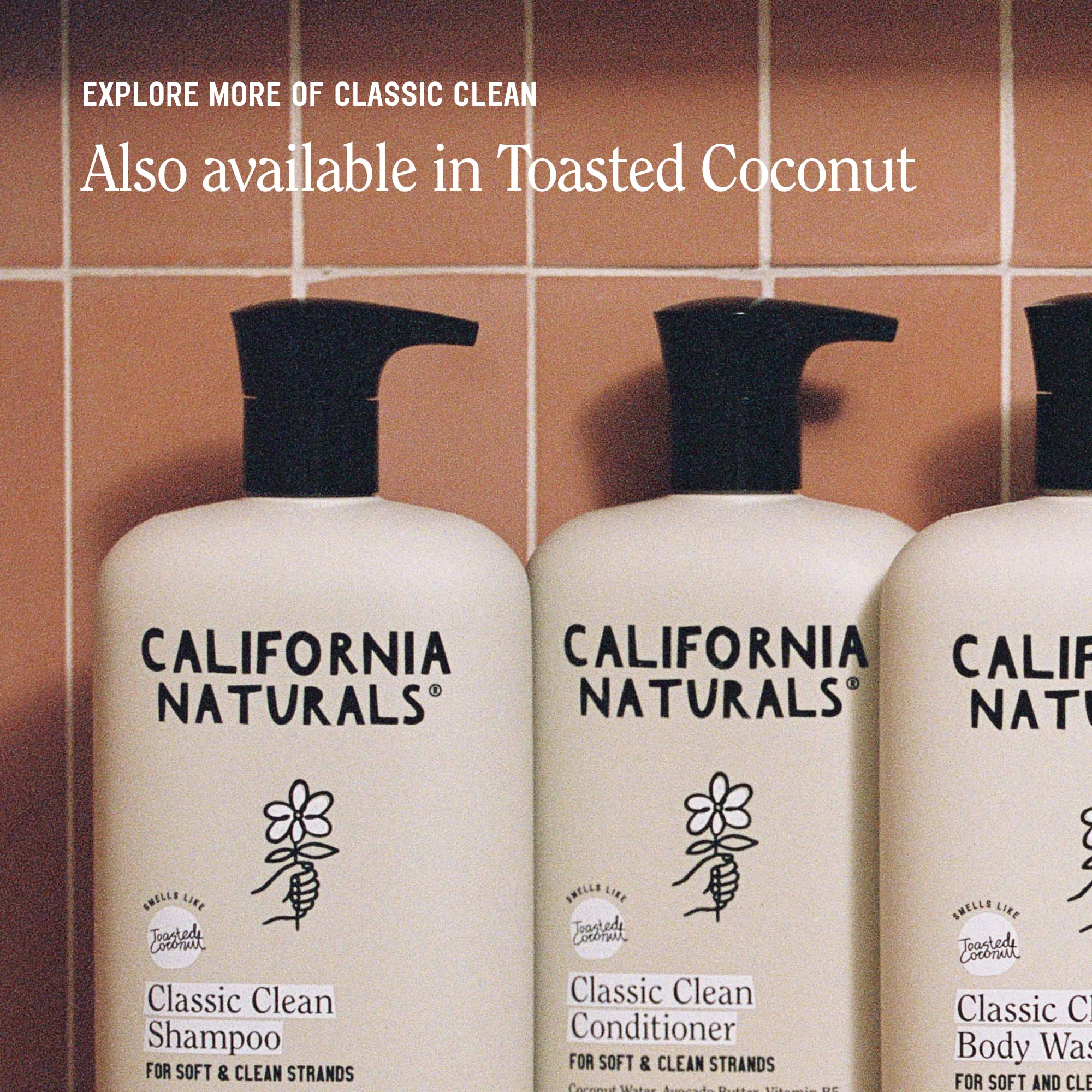 California Naturals cabello seco y brillante tras uso del set