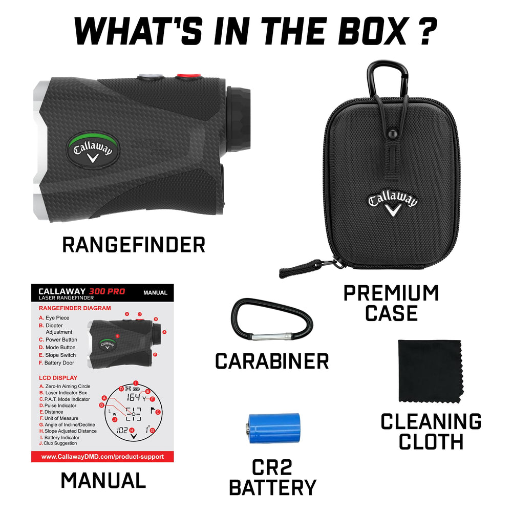Callaway 300 Pro estuche rígido moldeado para protección durante transporte
