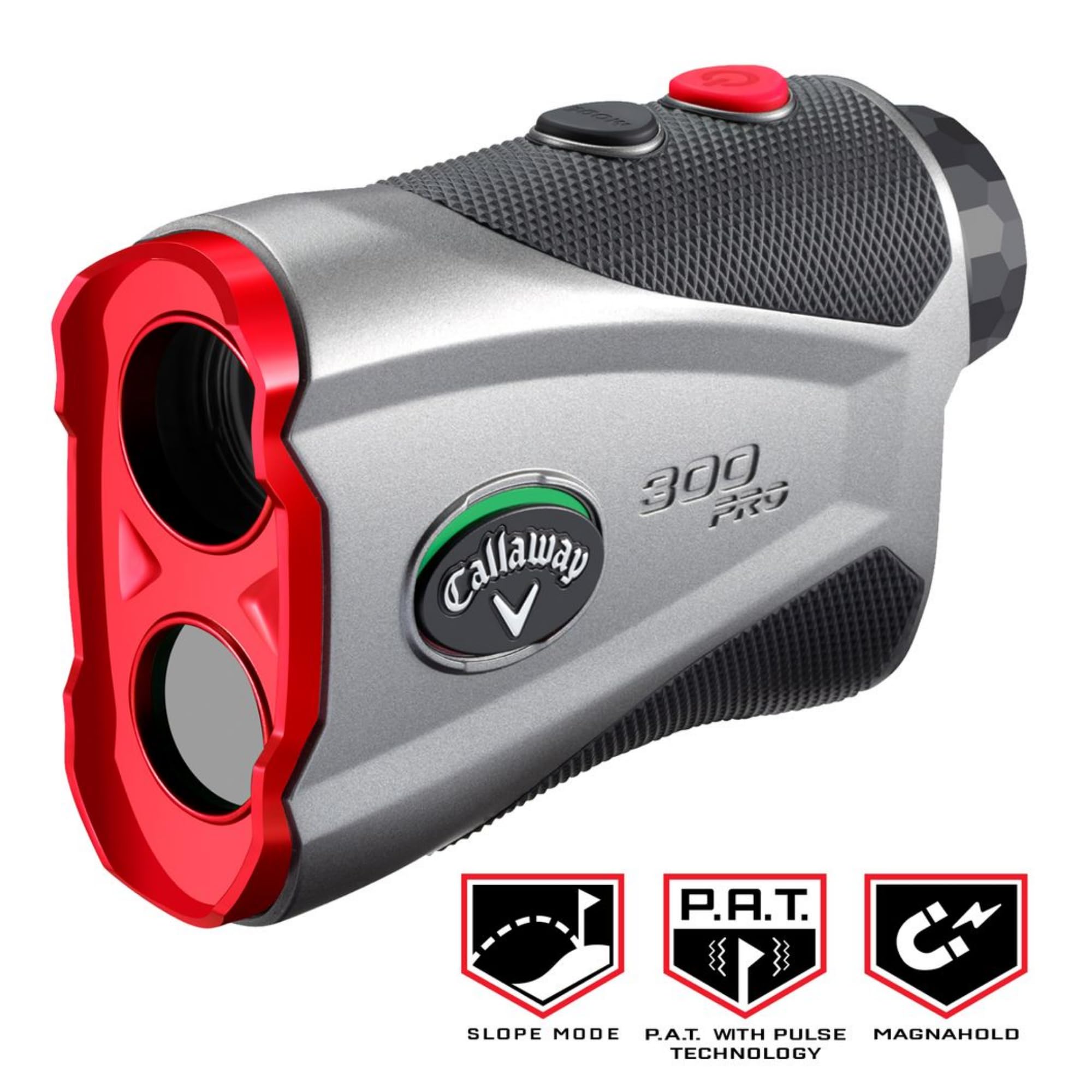 Callaway 300 Pro con mosquetón y banda elástica para transporte seguro